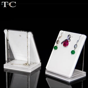 Acrylic Necklace Earring Display Stand Jewelry Counter Window Pendant Stand