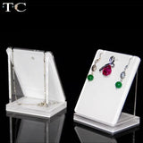 Acrylic Necklace Earring Display Stand Jewelry Counter Window Pendant Stand