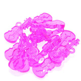 Acrylic Guitar Necklace Pendants Charms 160pcs