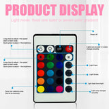 Acrylic Night Light Base 3D LED Lamp Base USB Touch Remote Control 7 Color