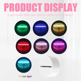 Acrylic Night Light Base 3D LED Lamp Base USB Touch Remote Control 7 Color
