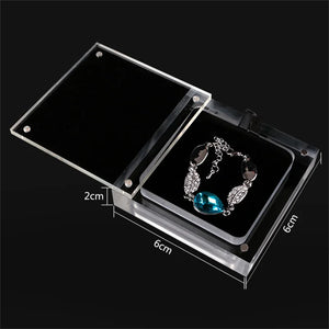 Acrylic Jewelry Display Box Pendant Necklace Organizer