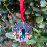 Acrylic Christmas Ornament Couples Gift