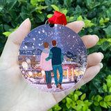 Acrylic Christmas Ornament Couples Gift