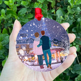 Acrylic Christmas Ornament Couples Gift