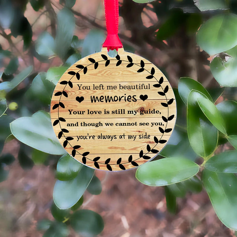 Personalized Acrylic Christmas Ornament Xmas Gift for Family