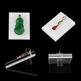 Acrylic Pendant Holder Necklace Display Stand Jewelry Organizer Jewellery Tray