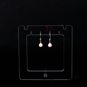 Acrylic Pendant Necklace Display Stand Holder Metal Rod Support