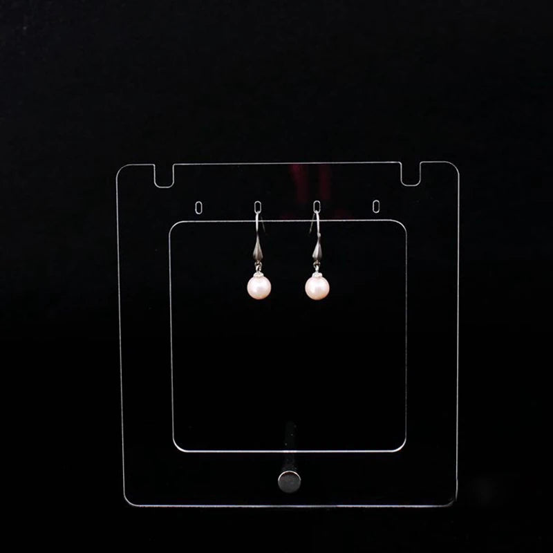 Acrylic Pendant Necklace Display Stand Holder Metal Rod Support