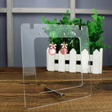 Acrylic Pendant Necklace Display Stand Holder Metal Rod Support