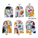 8pcs Acrylic Abstract Pendant Charms for Jewelry Making DIY