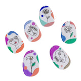 Acrylic Abstract Women Pendant Earring Set