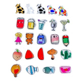Acrylic Fish Pendant Jewelry Making Supplies 8pcs