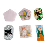 Acrylic Animal Pendant Charms Jewelry Making Supplies 8pcs