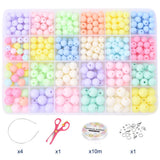 Acrylic Beads Kit Set for Jewelry Making Handicrafts Girls DIY Bracelet Necklace