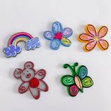 Acrylic Cartoon Charms Jewelry Making Supplies Diy Material 6pcs