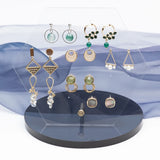 Clear Earrings Studs Display Stand Organizer