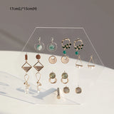 Clear Earrings Studs Display Stand Organizer