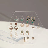 Clear Earrings Studs Display Stand Organizer