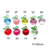 Acrylic Eardrop Fruit Earring Charms Set