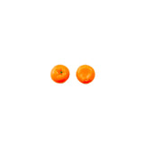 Acrylic Orange Persimmon Earring Accessories Pendant 6pcs