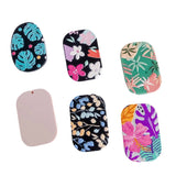 Acrylic Plastic Flower Pendant Earrings Charms 8pcs