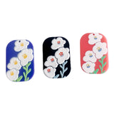 Acrylic Flowers Pendant Charms Jewelry Making Material 8pcs