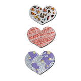 Acrylic Heart Butterfly Pendant Earring Charms 8pcs