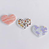 Acrylic Heart Butterfly Pendant Earring Charms 8pcs