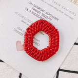 8pcs Acrylic Plastic Weave Pendant Jewelry Findings DIY Material