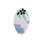 Acrylic Plastic Oval Flat Back Pendant Earring Accessories Charms Jewelry Making