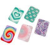 Acrylic Plastic Patterns Pendant Earring Necklace Charms 8pcs