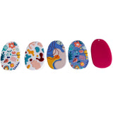Acrylic Plastic Patterns Pendant Earring Charms 8pcs