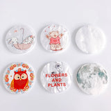 Acrylic Animal Flat Back Pendant Charms 8pcs