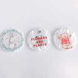 Acrylic Animal Flat Back Pendant Charms 8pcs