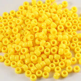 Acrylic Pony Beads 6x9mm Large Hole DIY Loose Beads