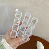 Acrylic Jewelry Storage Box Girls Transparent Stray Kids Travel Case