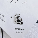 Acrylic Resin Pendant Cartoon Cat Bear Fruit Drink DIY Hole Small Hanging