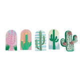 30pcs Colorful Acrylic Cactus Patch Charm Pendants for Jewelry Making