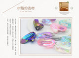 Acrylic Resin Stone Pendant Charms 10pcs/lot Jewelry Making DIY Accessories