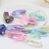 Acrylic Resin Stone Pendant Charms 10pcs/lot Jewelry Making DIY Accessories