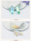 Acrylic Resin Stone Pendant Charms 10pcs/lot Jewelry Making DIY Accessories