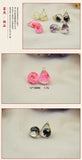 Acrylic Resin Water Tear Drop Dried Flowers Resin Buttons Charms