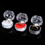 Acrylic Ring Box Wedding Jewelry Holder