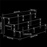 3 Tier Acrylic Riser Display Stand for Cupcake Perfume