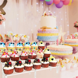 3 Tier Acrylic Riser Display Stand for Cupcake Perfume