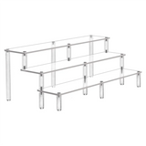 3 Tier Acrylic Riser Display Stand for Cupcake Perfume