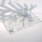 Acrylic Cosmetic Jar Jewelry Stand Holder Organizer Display