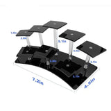 Acrylic Risers Stand Trapezoidal Shelf for Action Figure Perfumes