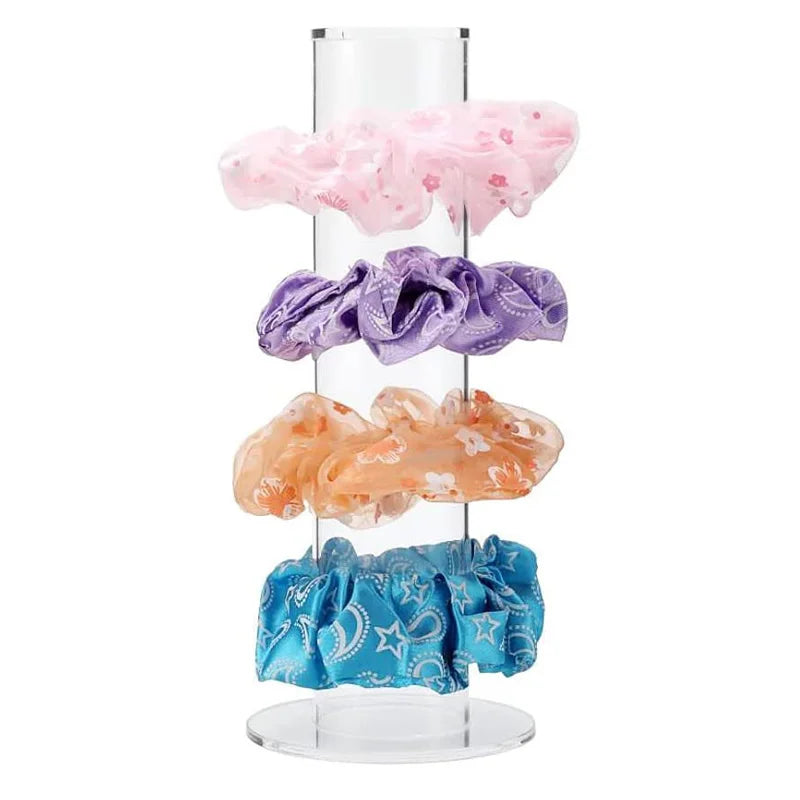 Acrylic Hair Tie Organizer Stand